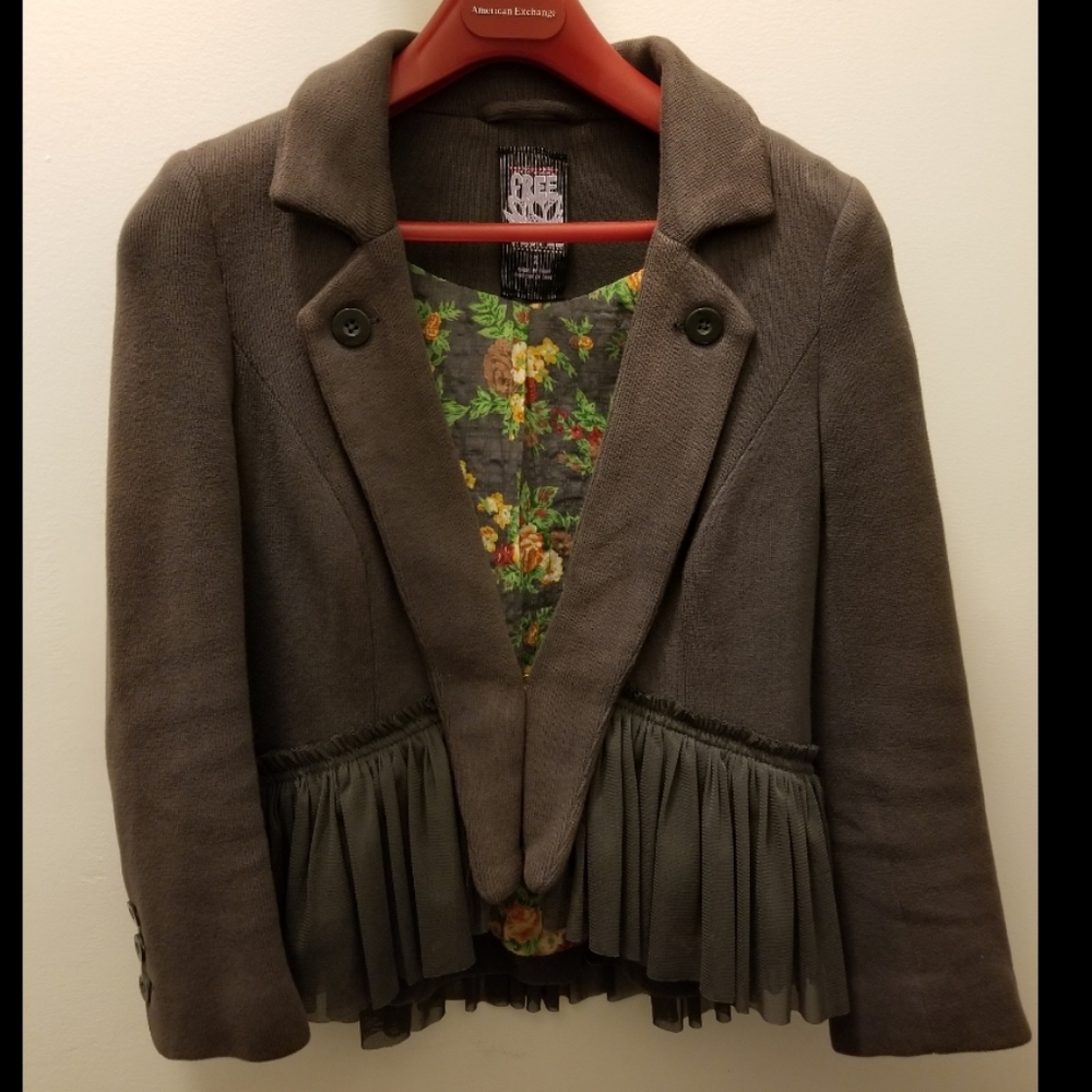 Free people cotton blazer